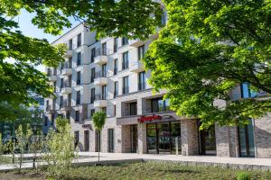 波茨坦Hampton By Hilton Potsdam Babelsberg的建筑物外观效果图