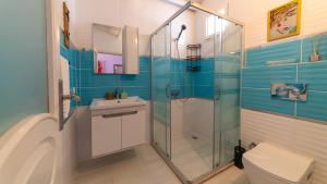 Koupelna v ubytování Derin Mavi Suit Butik Otel + 37 fotografií