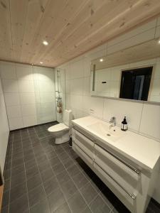 Koupelna v ubytování Private Cottage in Sirdal close to Summer Park + 12 fotografií