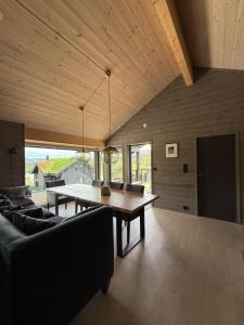 Posezení v ubytování Private Cottage in Sirdal close to Summer Park