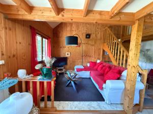O zonă de relaxare la Les Chalets de Barcelonnette