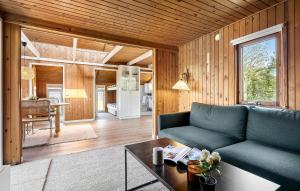 Kuchyň nebo kuchyňský kout v ubytování Cozy Home In Hemmet With Wifi