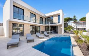 an image of a house with a swimming pool at Me Paradise Villa Lavender in Tribunj