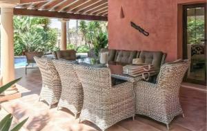 Χώρος καθιστικού στο Casa La Palmera