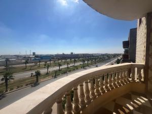 a view from the balcony of a building at شقق فندقيه مكيفه برج العرب الجديده in Borg El Arab