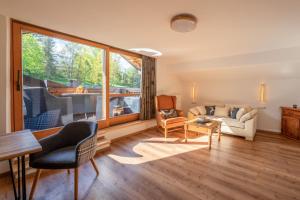 Posezení v ubytování Gästehaus Alpina