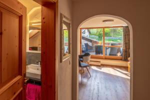 Posezení v ubytování Gästehaus Alpina
