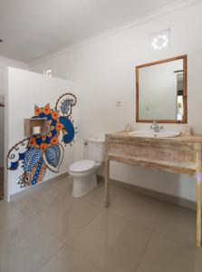 Koupelna v ubytování Verita House
