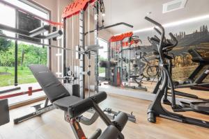 Fitness centrum a/nebo fitness zařízení v ubytování Hiša Marija House
