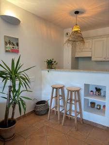 Kuchyň nebo kuchyňský kout v ubytování Superbe appartement dans golf 4 étoiles