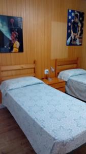 Postel nebo postele na pokoji v ubytování Casa unifamiliar en Calafell
