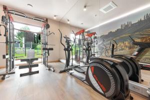 Fitness centrum a/nebo fitness zařízení v ubytování Hiša Marija House