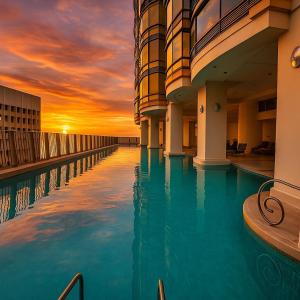 Πισίνα στο ή κοντά στο Spacious 3BR near US Embassy, Manila Ocean Park