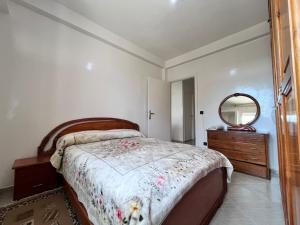 Postel nebo postele na pokoji v ubytování Casablanca Beautiful and Tranquil Family Apartment