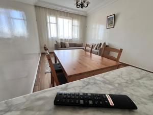 Posezení v ubytování Casablanca Beautiful and Tranquil Family Apartment