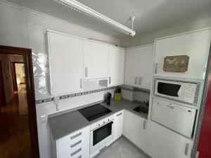 Dapur atau dapur kecil di Apartamento Casa de los Arcos by Clabao