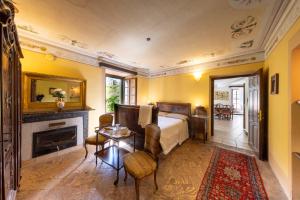 Χώρος καθιστικού στο La casa dei Pini