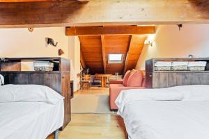 Postel nebo postele na pokoji v ubytování Austen Precioso chalet en Formigal
