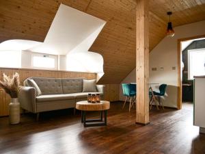 Posezení v ubytování Roubenka Meandra - studio 32m2