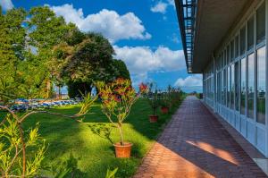 Vonkajšia záhrada v ubytovaní Világos Hotel Balatonvilágos