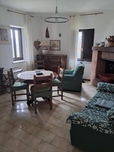 Χώρος καθιστικού στο Agriturismo Casa Fumata