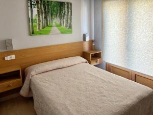 Postel nebo postele na pokoji v ubytování DORMERO Hotel y Albergue Sahagun