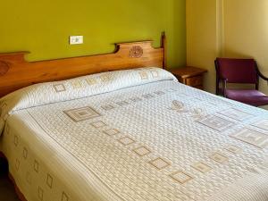 Postel nebo postele na pokoji v ubytování DORMERO Hotel y Albergue Sahagun