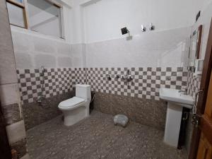 Koupelna v ubytování Hotel Govind Palace