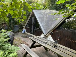 Zahrada ubytování Chalet Scandinave avec sauna IR - In the Woods