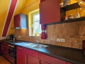 Η κουζίνα ή μικρή κουζίνα στο Appartement Dornröschen 35676