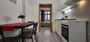 Nhà bếp/bếp nhỏ tại City Center Apartments - Měšťanský dům Minoritská +46 ảnh