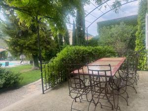 Zahrada ubytování Villa Rhôna