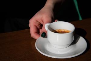 Set per la preparazione di tè e caffè presso Albergo Reale