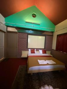 Ένα ή περισσότερα κρεβάτια σε δωμάτιο στο Cham House