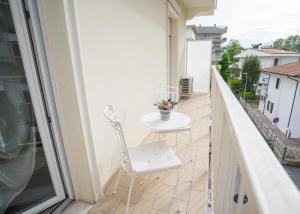 Balkón alebo terasa v ubytovaní Residence Rimini Mare
