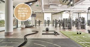 Posilňovňa alebo fitness centrum v ubytovaní Falkensteiner Hotel & Spa Iadera