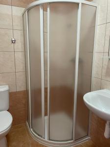 Kúpeľňa v ubytovaní Penzion Ječmínek