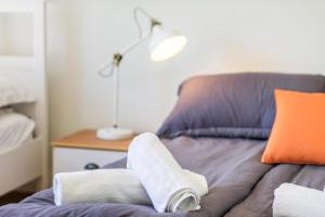 Postel nebo postele na pokoji v ubytování Oasi del Ticino