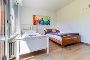 Postel nebo postele na pokoji v ubytování Oasi del Ticino
