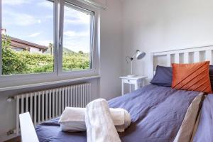 Postel nebo postele na pokoji v ubytování Oasi del Ticino