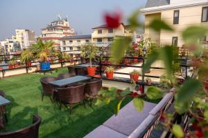 Aed väljaspool majutusasutust Hotel Kathmandu Base Camp