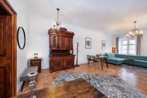 Postel nebo postele na pokoji v ubytování Hirscher Apartments