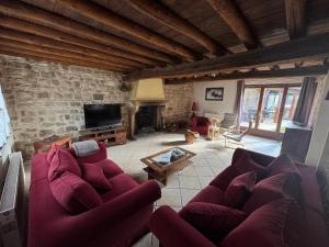 Χώρος καθιστικού στο ARconciergerie Le gîte d'Artois