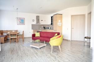 Η κουζίνα ή μικρή κουζίνα στο Bungalow Klüver