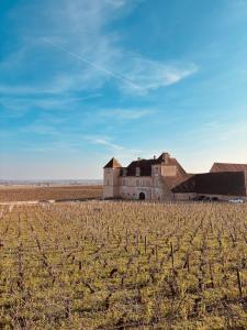 an old building in the middle of a field at Petite chambre indépendante, parking in Gevrey-Chambertin