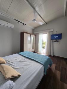 Postel nebo postele na pokoji v ubytování La Soñada casa quinta Premium