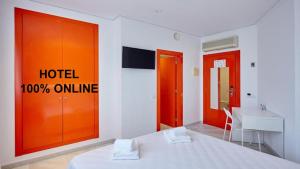 Postel nebo postele na pokoji v ubytování Hotel DL Port