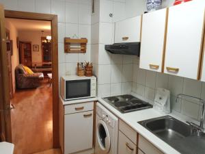 Kuchyň nebo kuchyňský kout v ubytování Apartamentos Valle de Tena - Biescas 3000