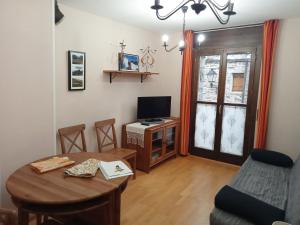 TV a/nebo společenská místnost v ubytování Apartamentos Valle de Tena - Biescas 3000