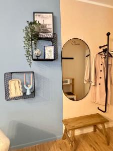 Ένα μπάνιο στο Zentrale Wohnung direkt am Hauptbahnhof - Bismarck